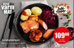 Spar Juletallerken, NOK 109 tilbud