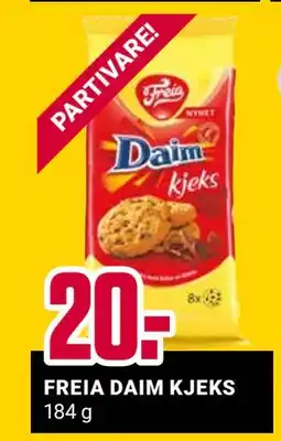 Europris FREIA DAIM KJEKS, NOK 20 tilbud