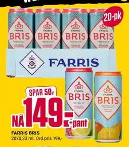 Europris FARRIS BRIS, NOK 149 tilbud