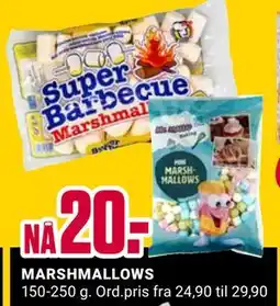 Europris MARSHMALLOWS, NOK 20 tilbud