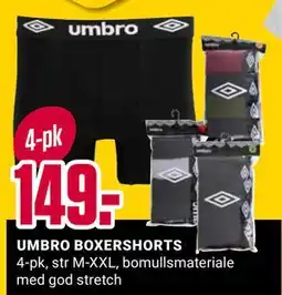 Europris UMBRO BOXERSHORTS, NOK 149 tilbud