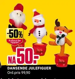Europris DANSENDE JULEFIGUER, NOK 50 tilbud