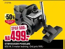 Europris STØVSUGER POSELØS, NOK 499 tilbud
