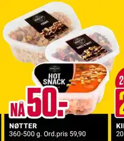 Europris NØTTER, NOK 50 tilbud