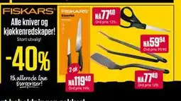 Europris Alle kniver og kjøkkenredskaper! tilbud