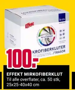 Europris EFFEKT MIRKOFIBERKLUT, NOK 100 tilbud