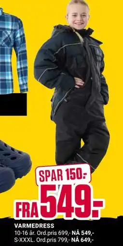 Europris VARMEDRESS tilbud