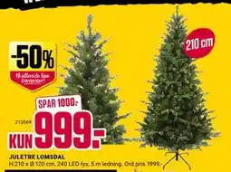 Europris JULETRE LOMSDAL, NOK 999 tilbud