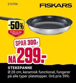 Europris STEKEPANNE, NOK 299 tilbud