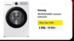Skousen Samsung WW10FG5U34AHEE, Frontmatet vaskemaskin tilbud