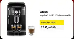 Skousen DeLonghi Magnifica S ECAM21.117.B, Espressomaskin tilbud