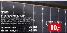 jem & fix LYSKJEDE MICRO-LED tilbud