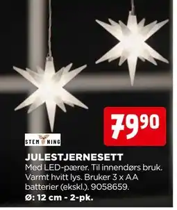 jem & fix JULESTJERNESETT, NOK 79.9 tilbud