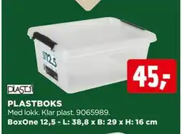 jem & fix PLASTBOKS, NOK 45 tilbud