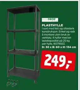 jem & fix PLASTHYLLE, NOK 249 tilbud