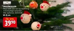 jem & fix JULEKULER, NOK 39.9 tilbud