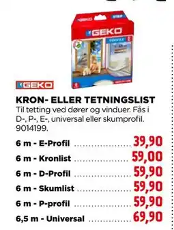 jem & fix KRON- ELLER TETNINGSLIST tilbud
