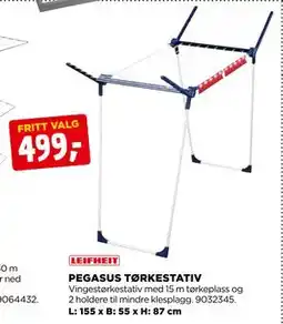 jem & fix PEGASUS TØRKESTATIV, NOK 499 tilbud