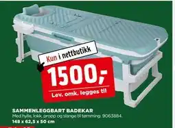 jem & fix SAMMENLEGGBART BADEKAR, NOK 1500 tilbud