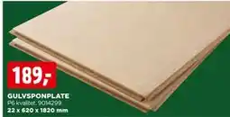 jem & fix GULVSPONPLATE, NOK 189 tilbud