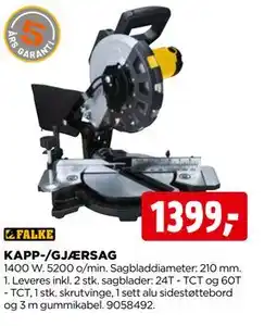 jem & fix KAPP-/GJÆRSAG, NOK 1399 tilbud