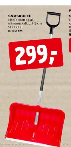 jem & fix SNØSKUFFE., NOK 299 tilbud