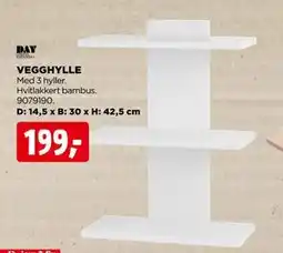 jem & fix VEGGHYLLE, NOK 199 tilbud