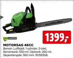 jem & fix MOTORSAG 46CC, NOK 1399 tilbud