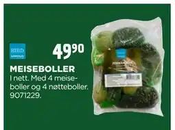 jem & fix MEISEBOLLER, NOK 49.9 tilbud