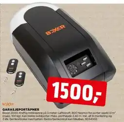 jem & fix GARASJEPORTÅPNER, NOK 1500 tilbud