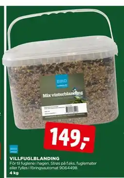 jem & fix VILLFUGLBLANDING, NOK 149 tilbud