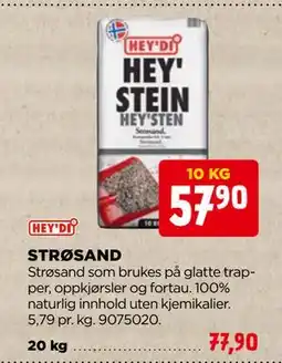 jem & fix STRØSAND tilbud