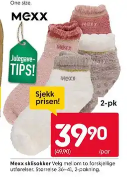 Rusta Mexx sklisokker, NOK 39.9 tilbud