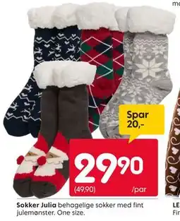 Rusta Sokker Julia, NOK 29.9 tilbud