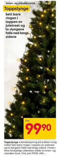 Rusta Toppslynge tilbud