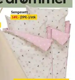 Rusta Sengesett, NOK 149 tilbud