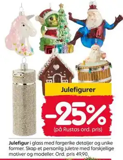 Rusta Julefigurer tilbud