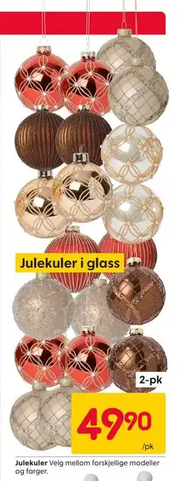 Rusta Julekuler, NOK 49.9 tilbud