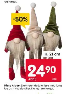 Rusta Nisse Albert, NOK 24.9 tilbud
