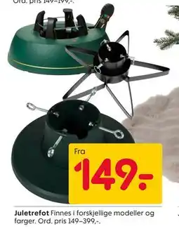 Rusta Juletrefot tilbud