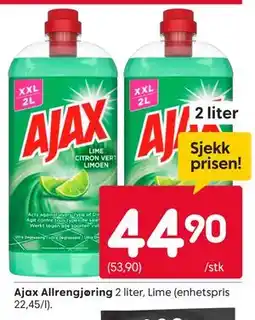 Rusta Ajax Allrengjøring, NOK 44.9 tilbud