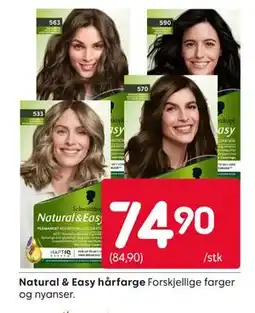 Rusta Natural & Easy hårfarge, NOK 74.9 tilbud