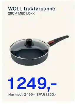 Jernia WOLL traktørpanne, NOK 2499, Medlemspris tilbud