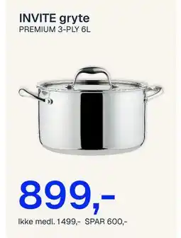 Jernia PREMIUM 3-PLY 6L, NOK 1499, Medlemspris tilbud