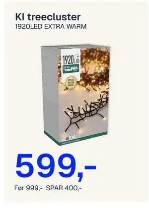 Jernia KI treecluster, NOK 599 tilbud