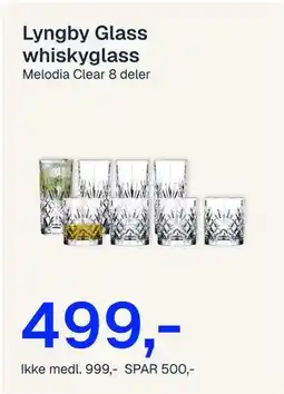 Jernia Lyngby Glass whiskyglass, NOK 999, Medlemspris tilbud
