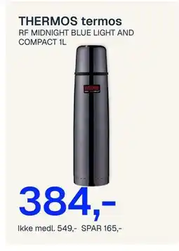 Jernia THERMOS termos, NOK 549, Medlemspris tilbud