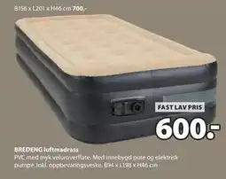 JYSK BREDENG luftmadrass tilbud