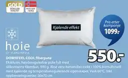 JYSK DOWNFEEL COOL fiberpute, NOK 550 tilbud