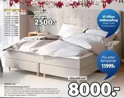 JYSK NEVLA kontinentalseng sand-91, NOK 8000 tilbud